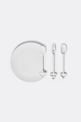 Alice Plate & Cutlery Set